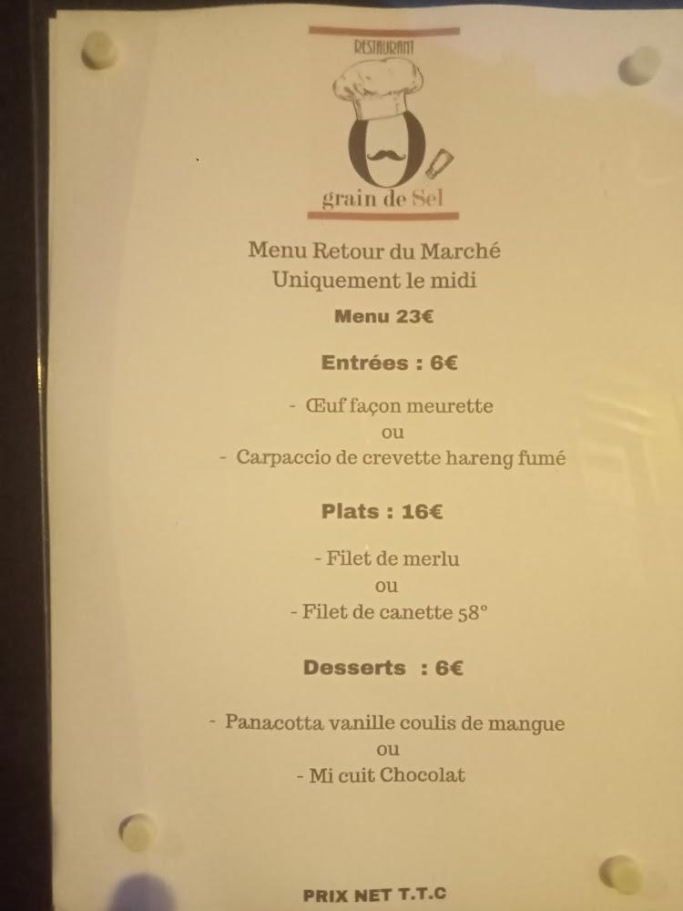 Ô grain de sel - Menu Image 3